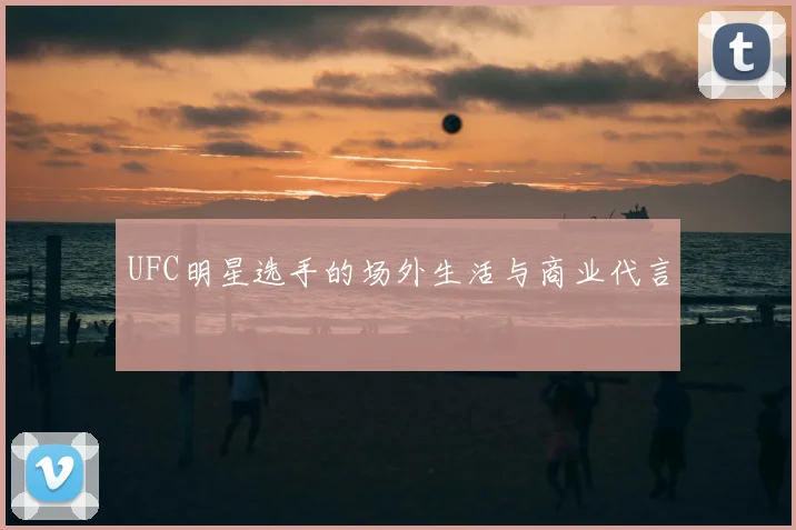UFC明星选手的场外生活与商业代言