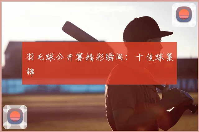 羽毛球公开赛精彩瞬间:十佳球集锦