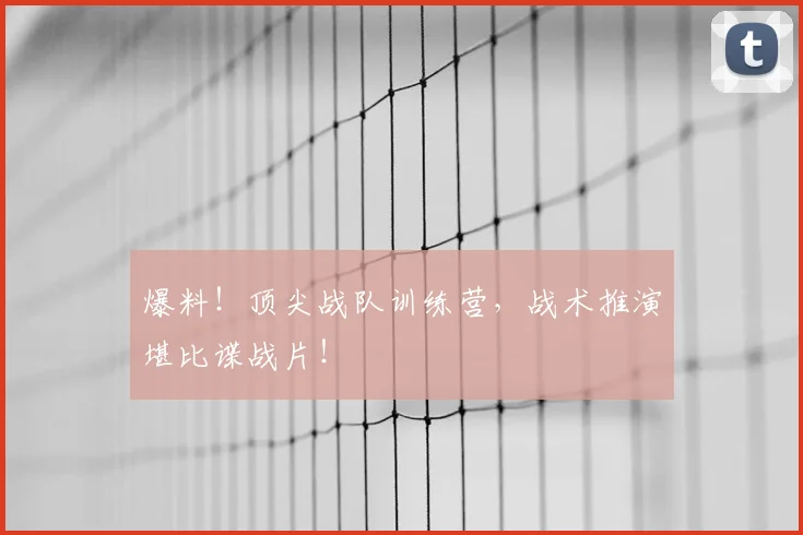 爆料!顶尖战队训练营,战术推演堪比谍战片!